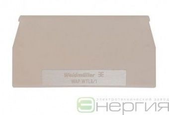 WEIDMULLER Пластина концевая WAP WTL6/1 (арт. 1068300000) в Самаре фото